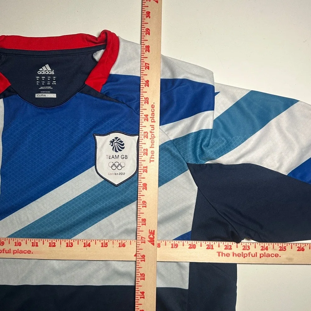 Adidas 2012 Olympics Jersey Team GB‎ London W55808 ClimaCool Union Jack XL